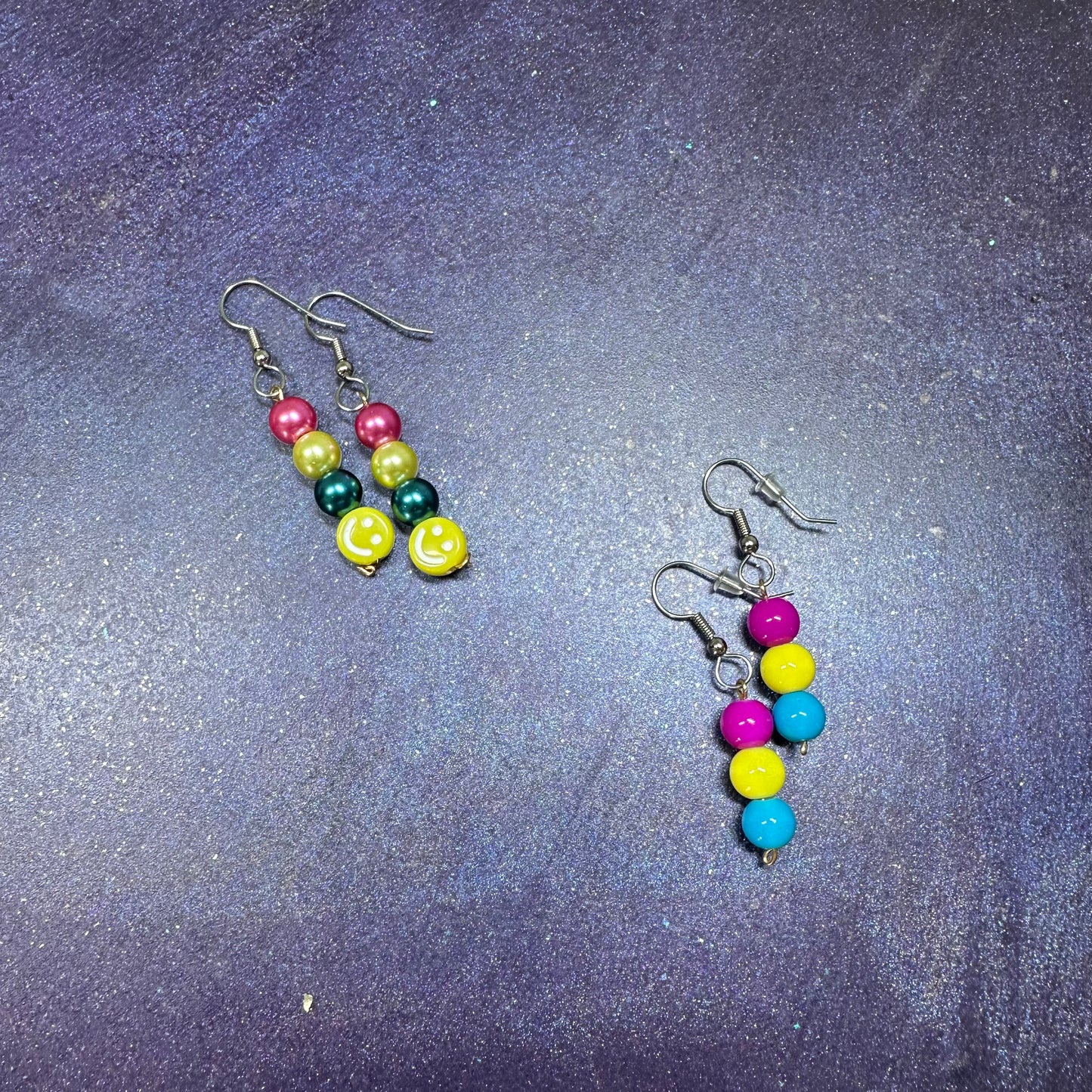 Pansexual pride earrings