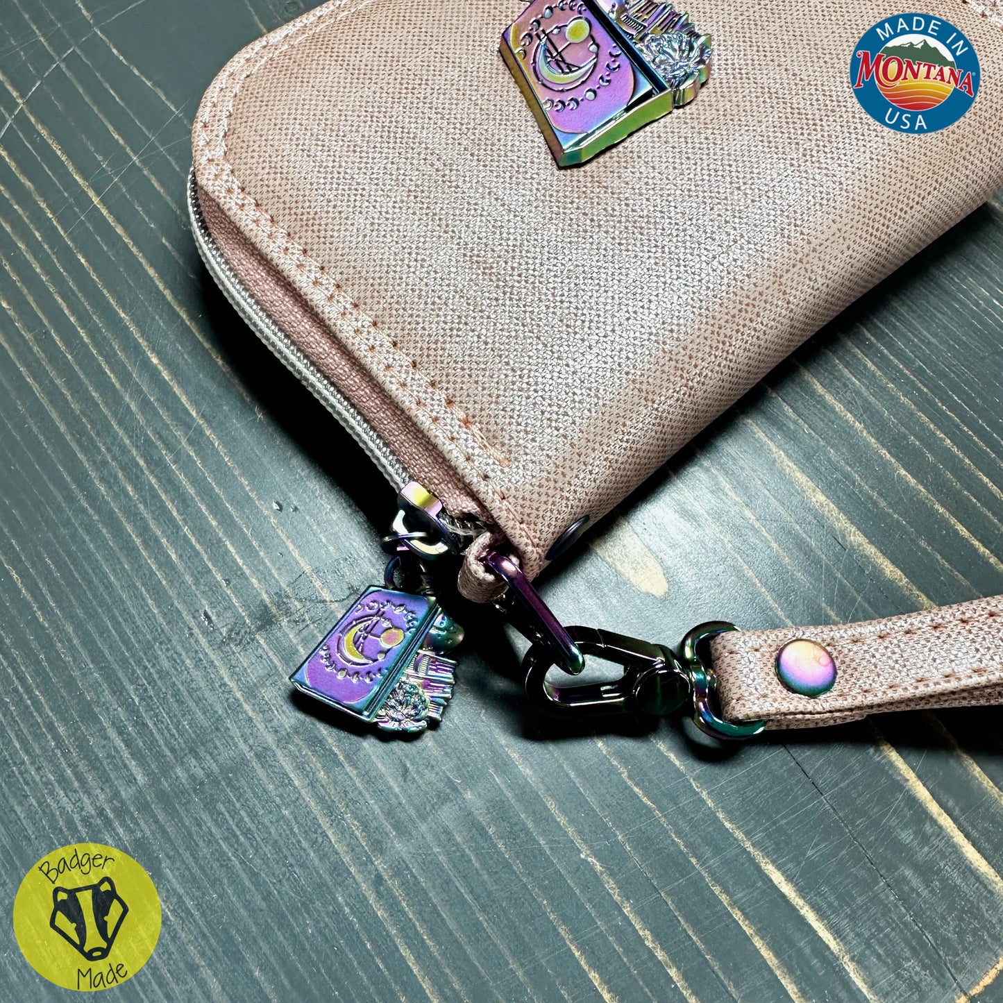 Healing plants CZA mini wallet