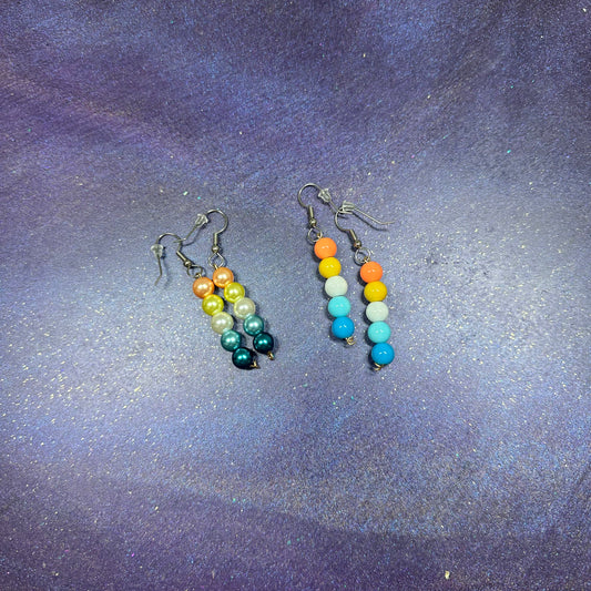 Aroace pride earrings