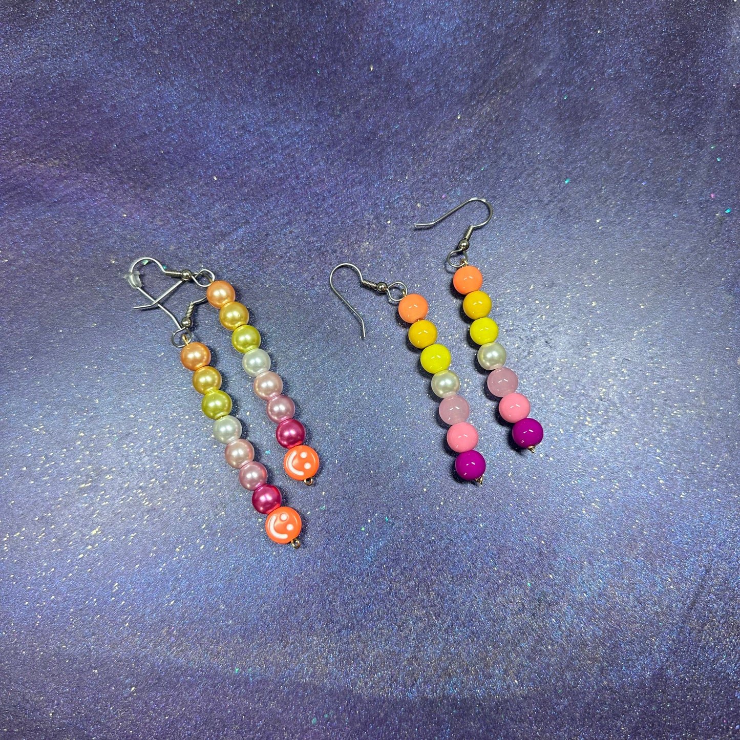 Lesbian pride earrings