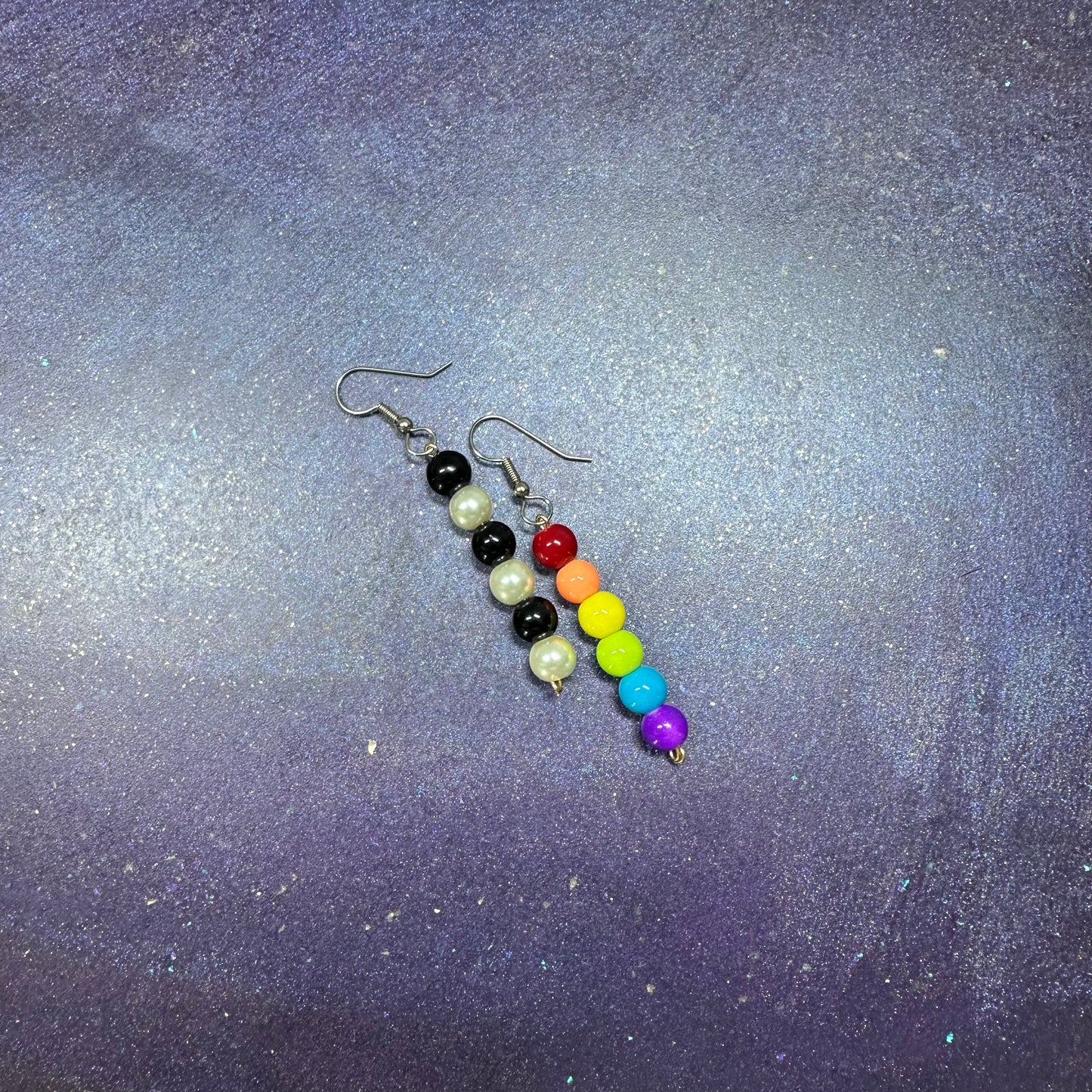 Ally pride earrings