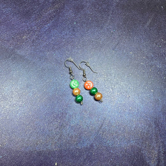Baku-Deku inspired earrings