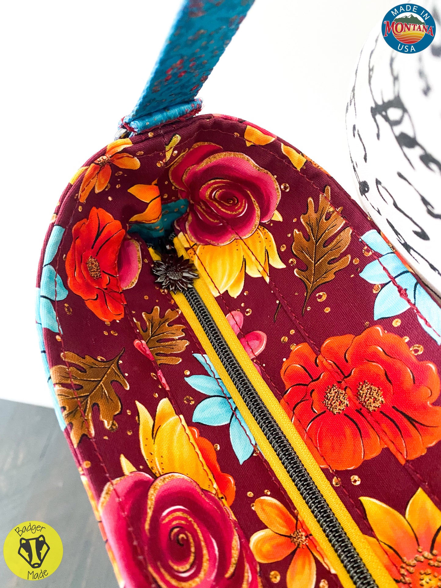 Floral bucket bag